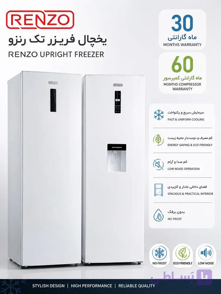 یخچال دوقلو رنزو مدلNF6020-کد6