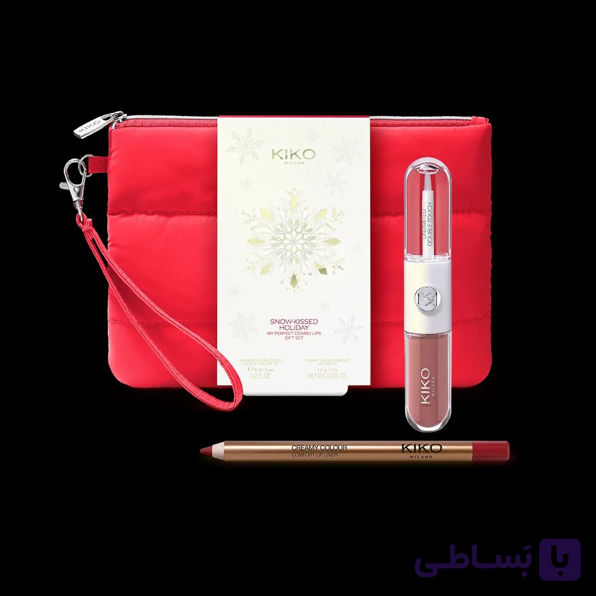 ست آرایش لب برندکیکو مدل Snow-Kissed Holiday My Perfect Combo Lips Gift Set
