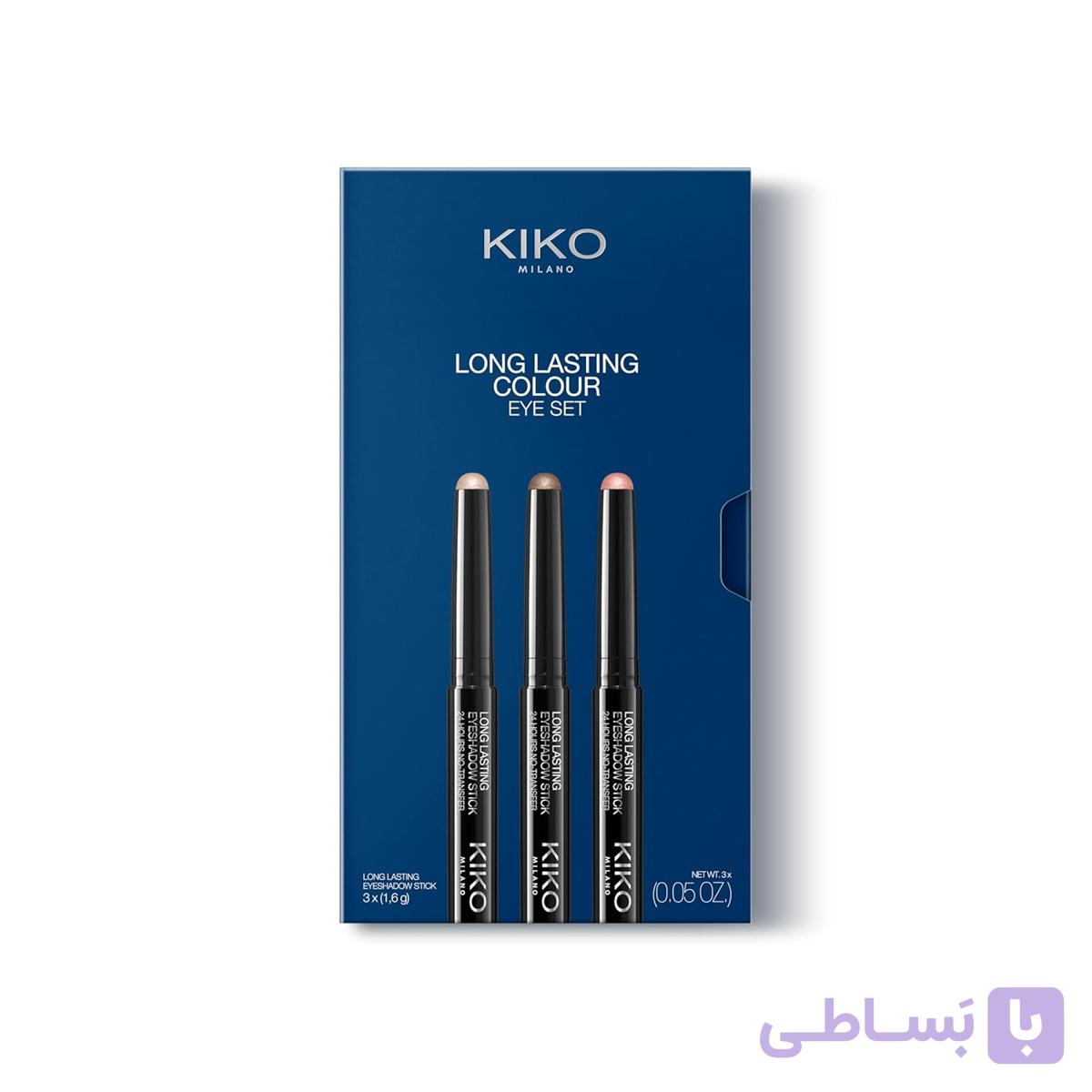 ست سه عددی سایه استیکی برندکیکو مدل Long Lasting Colour