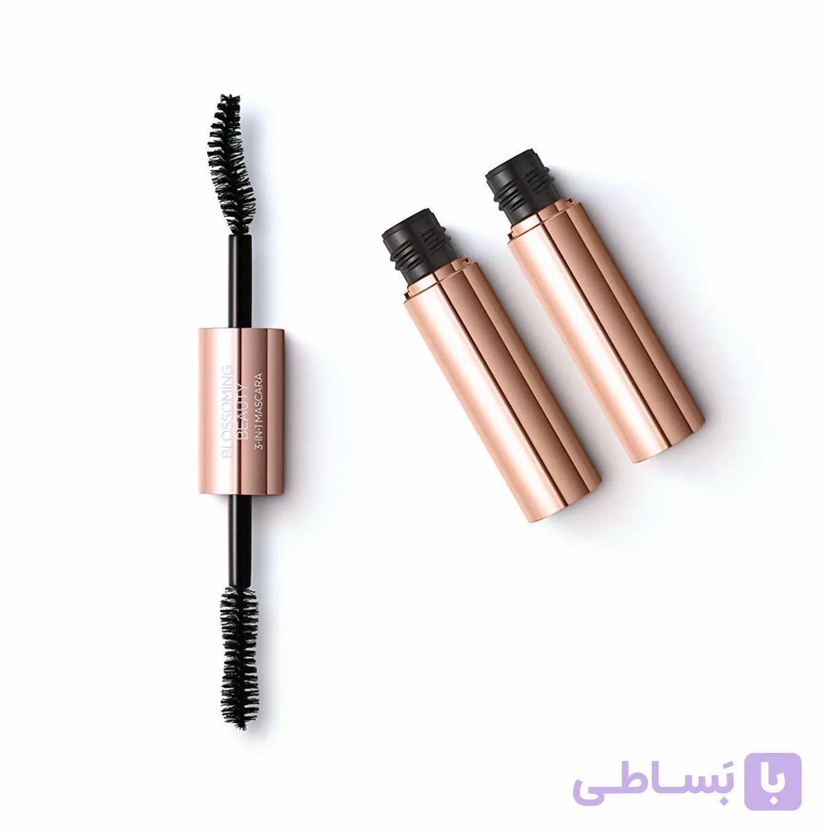 ریمل مشکی سه کاره برندکیکو با دو سر اپلیکاتور متفاوت مدل Tuscan Sunshine 3 In 1