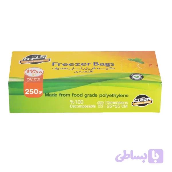 کیسه فریزر پتروکلین 25 در 35 سانتی متر 250 گرمی