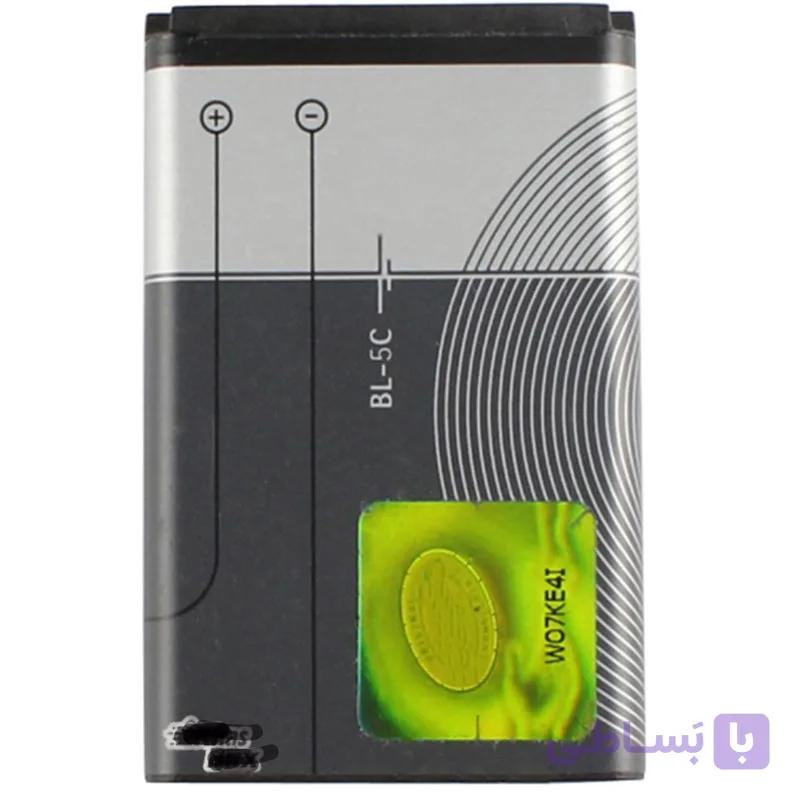 باتری موبایل نوکیا مدل BL-5C ظرفیت 1020 میلی آمپر ساعت مناسب برای گوشی موبایل نوکیا 5C