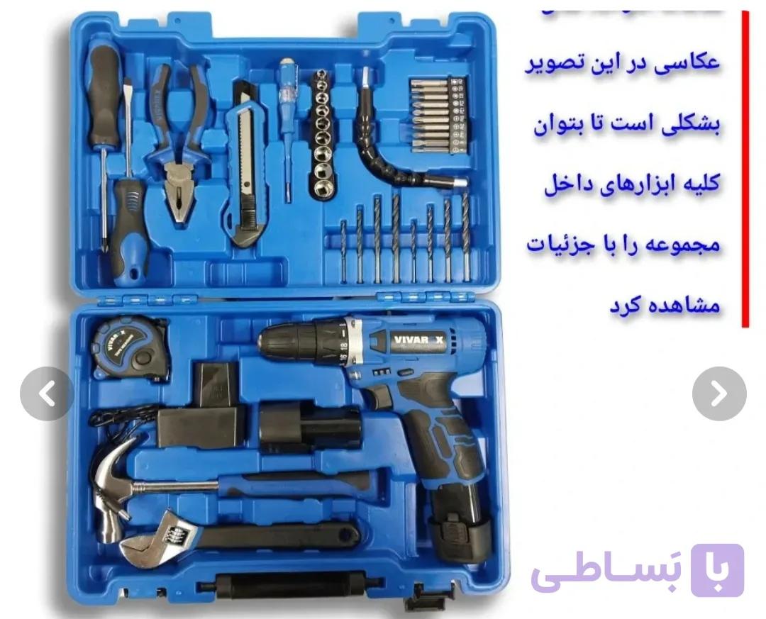 کیت شارژی دریل پیچ‌گوشتی ویوارکس مدل VR1240_CDK