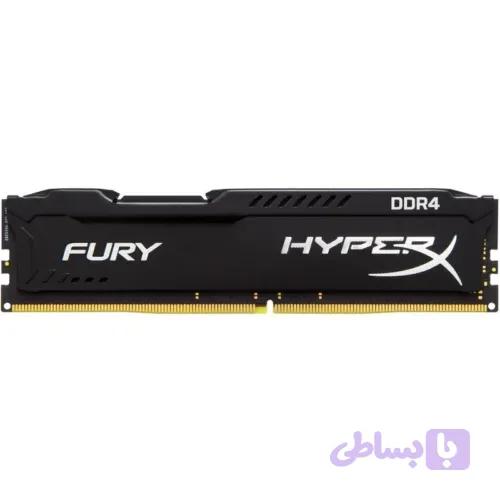 رم 4 گیگ DDR4 HyperX Fury 2400MHz استوک | هیت سینک‌دار و تست‌شده