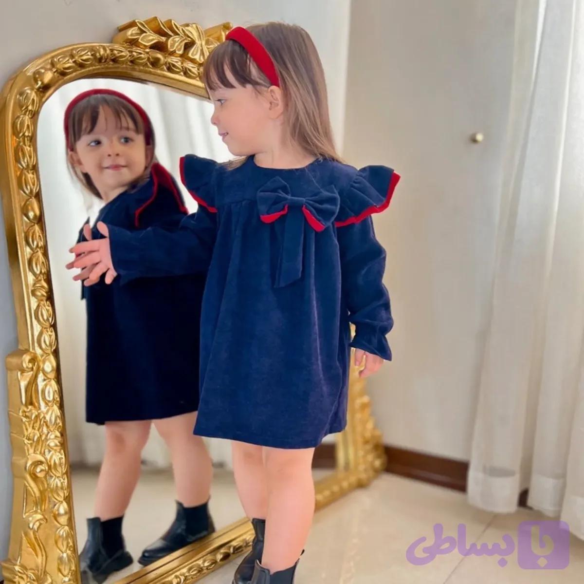 پیراهن مخمل بچگانه — تصویر 1