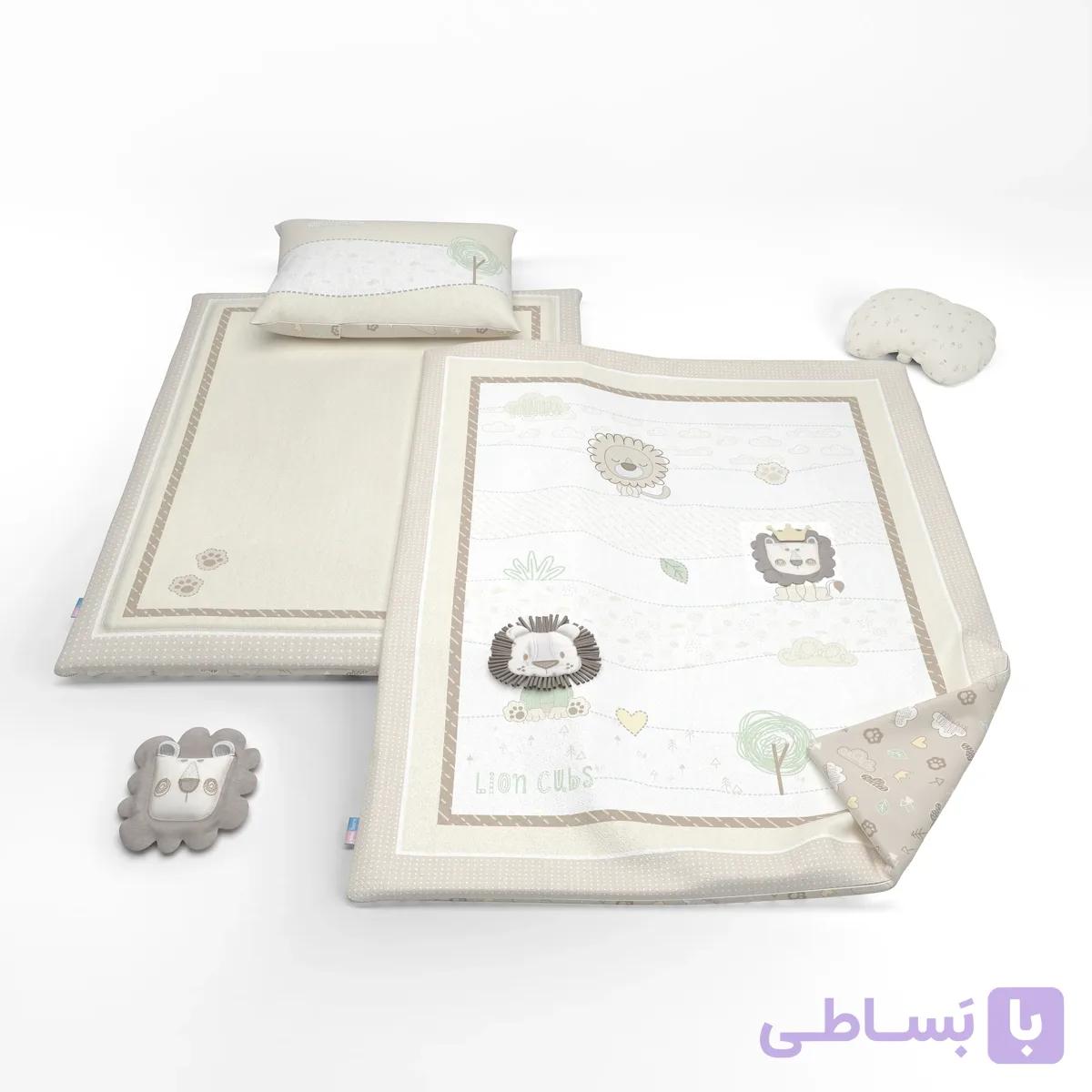 سرویس خواب 4تیکه رزبرن طرح شیر