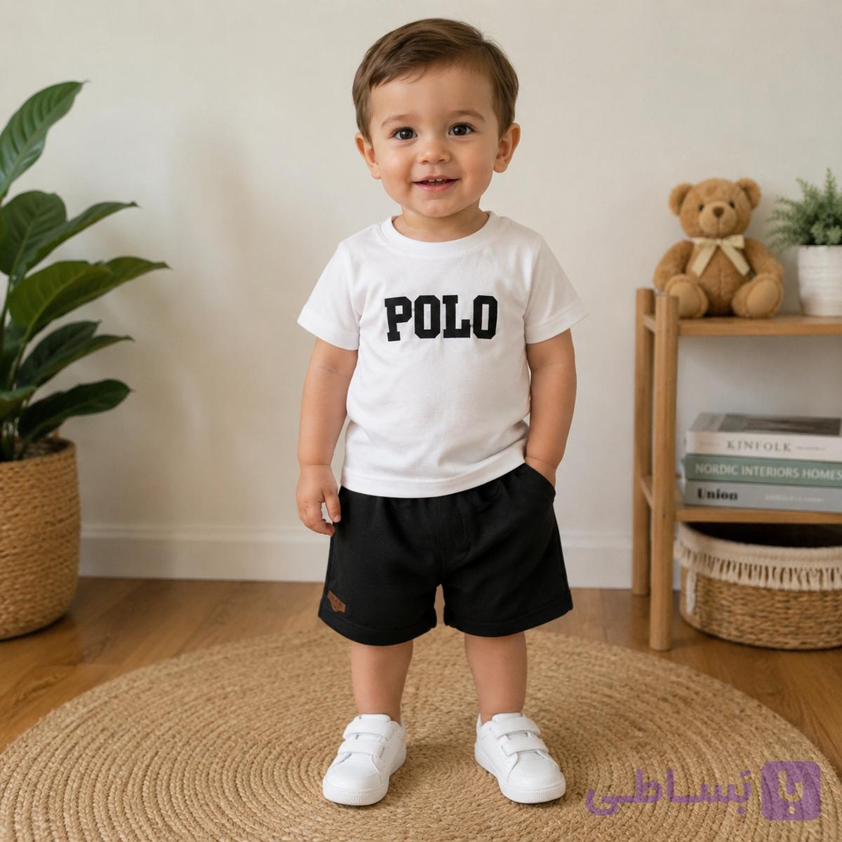 تیشرت شلوارک اقتصادی polo ، سایز ۳۵ـ۴۰