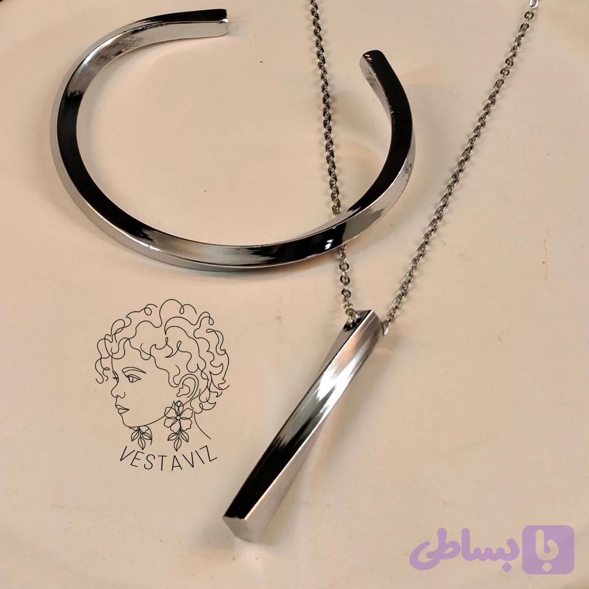 ست بنگل و گردنبند پیچ