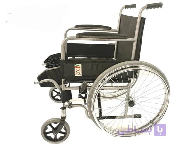 ویلچر جی تی اس چرخ عقب توپر پره فلزی مدل 809R — تصویر 1