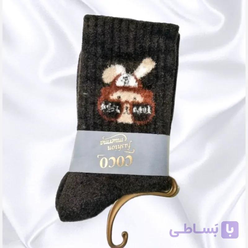 جوراب زنانه  ساقدار مخملی وارداتی