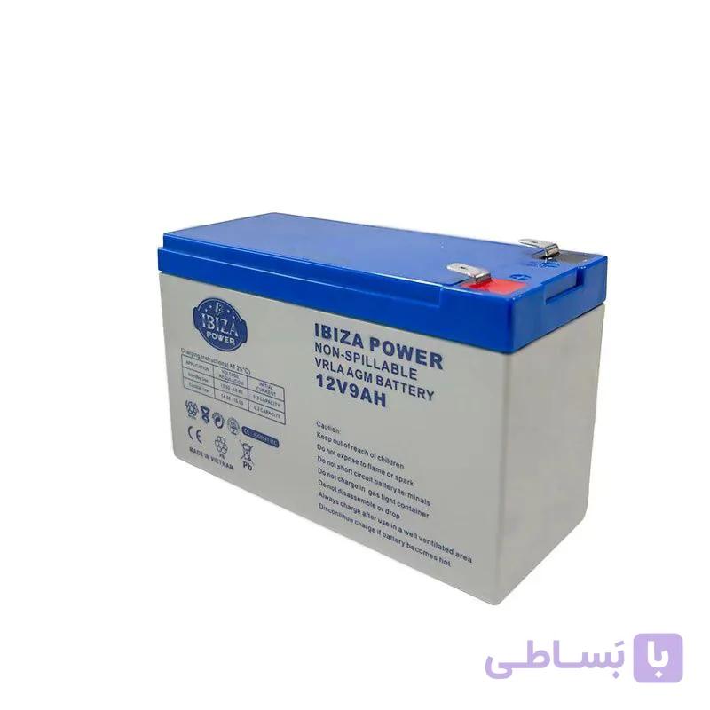 باطری دزدگیر ۱۲ ولت ۷.۲ آمپر برند ایبیزا (ویتنام)