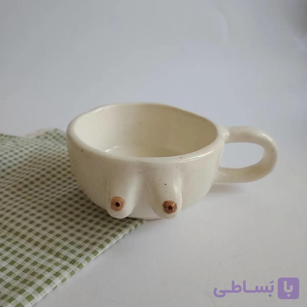 ماگ سرامیکی دست ساز – طرح سوئیس — تصویر 1