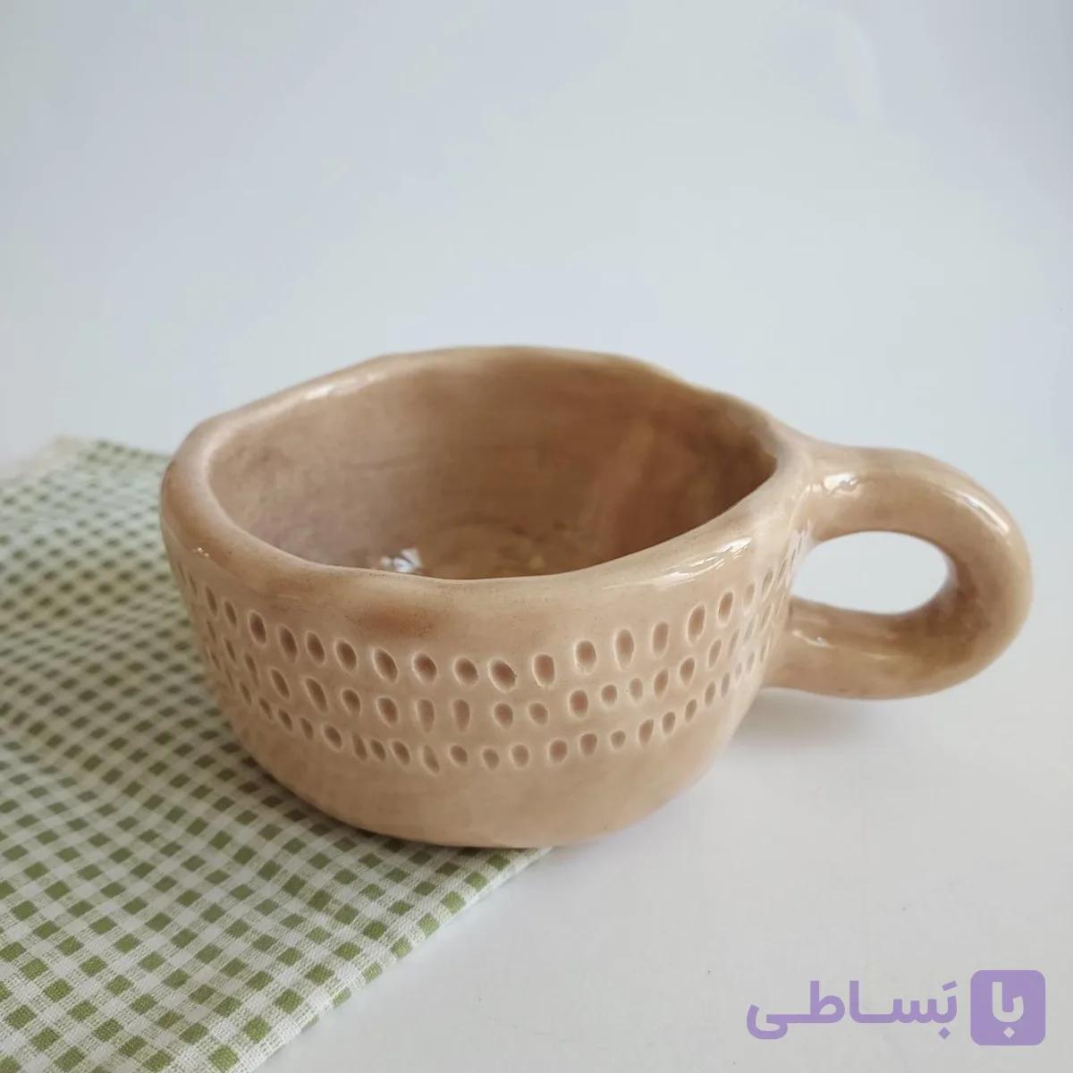 ماگ سرامیکی دست ساز – طرح کاکا‌ئویی — تصویر 1