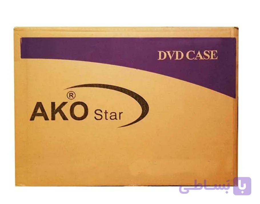قاب DVD تک 14 میل مشکی مات آکو