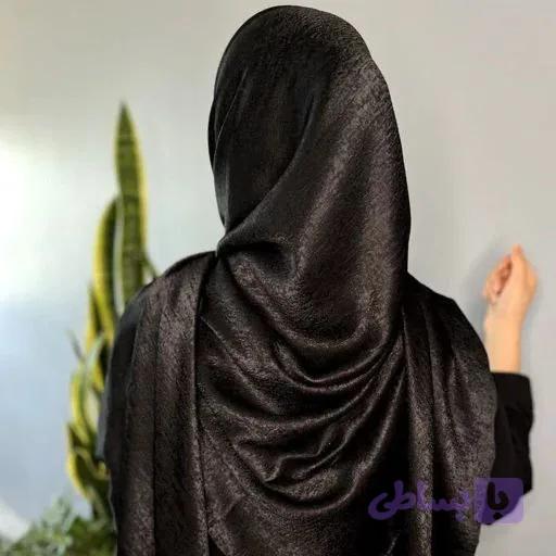 روسری کوپرا مجلسی و ساده زنانه قواره بزرگ 130 با منگوله ظریف