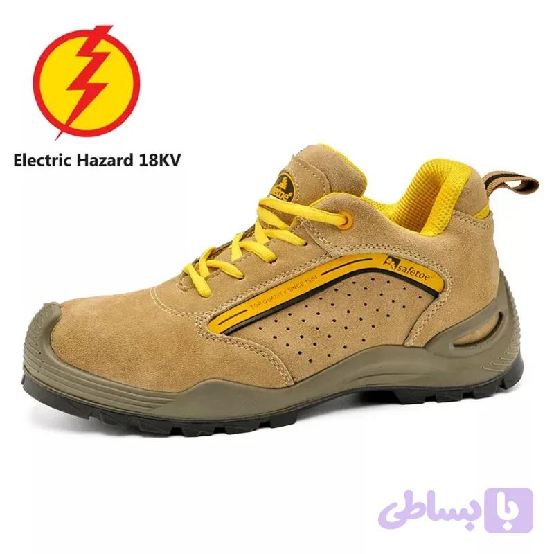 کفش ایمنی سیف تو مدل عایق برق 18 KV فشار قوی — تصویر 1