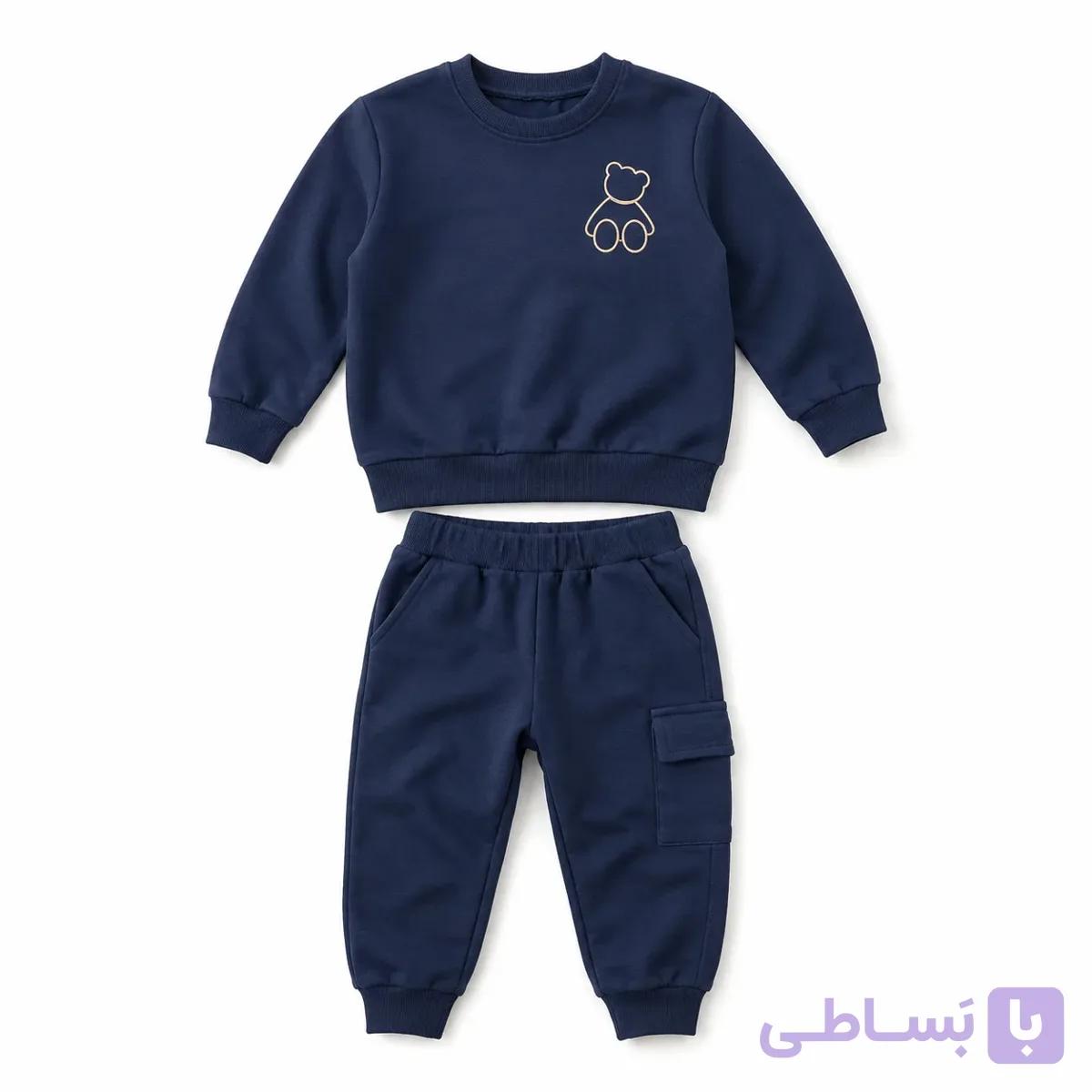 دورس شلوار بچگانه تدی موکا مناسب 6 ماه تا دو سال جنس دورس 2 نخ — تصویر 1