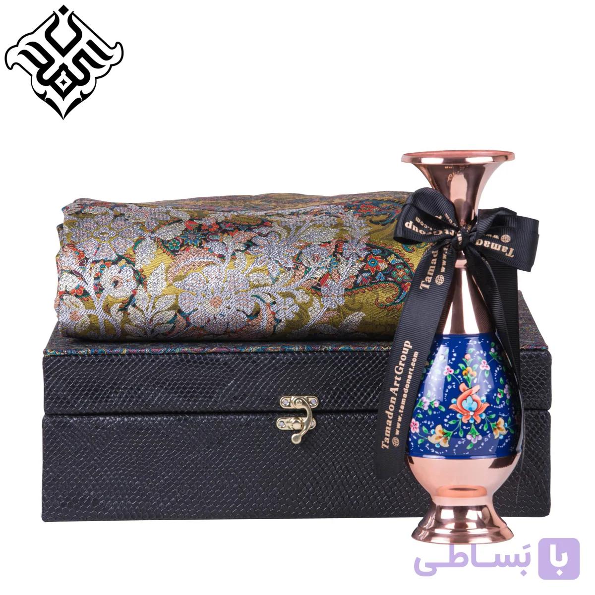 پک نفیس مدیریتی ترمه و گلدان صنایع دستی — تصویر 1