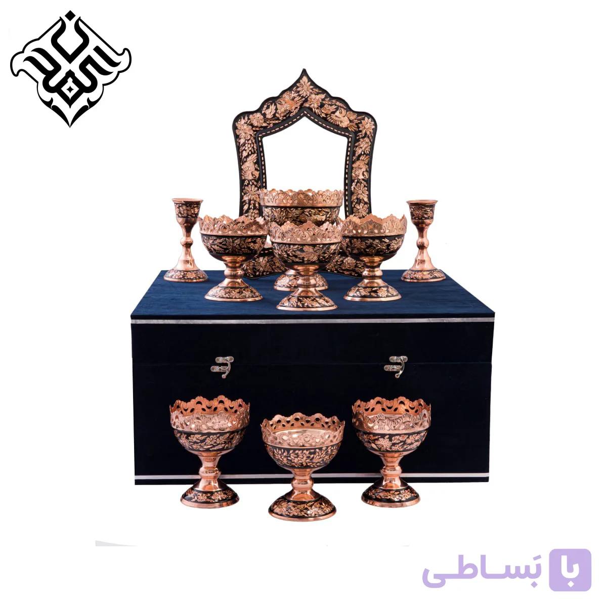 پک هدیه هفت سین صنایع دستی الماس تراش — تصویر 1