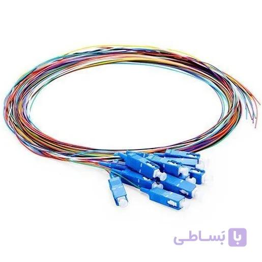 پیگتیل دوازده رنگ فیبر نوری 1.5 متری