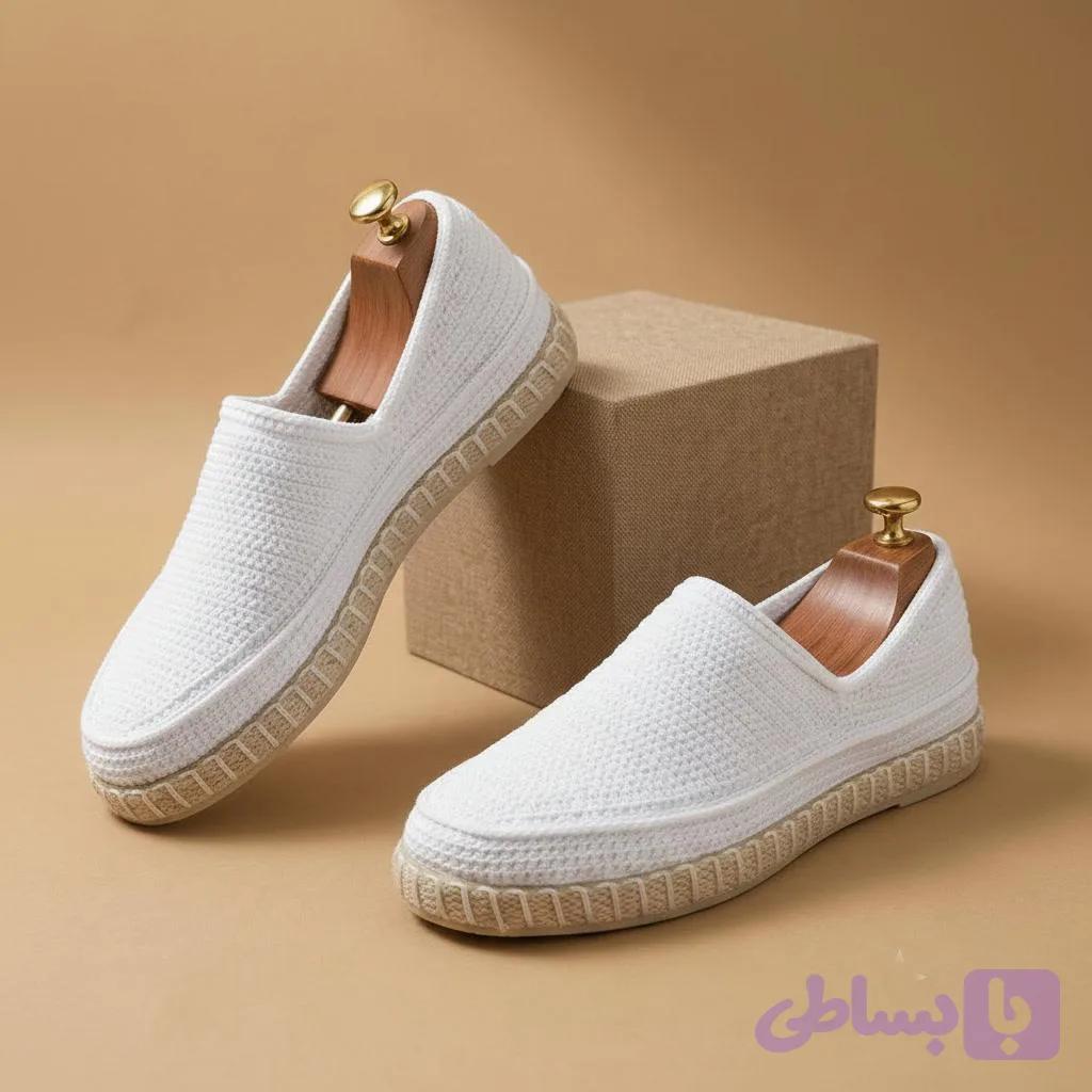 گیوه دور کنفی ساده مدل سیمرغ