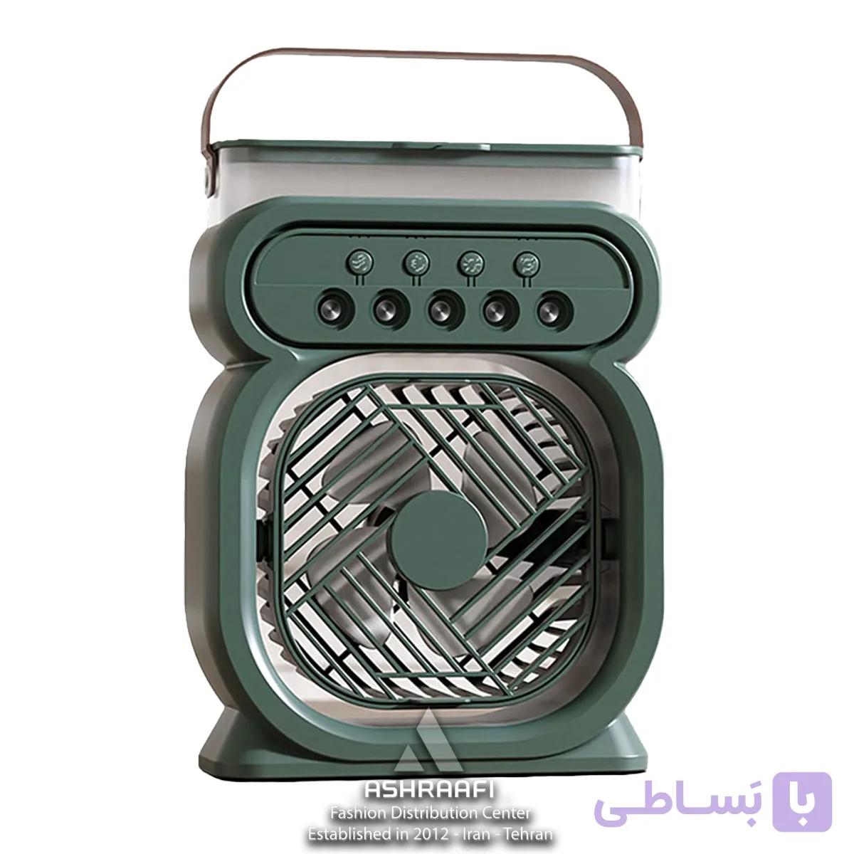 پنکه مه پاش رو میزی Multi-Function Fan Humidifier — تصویر 1
