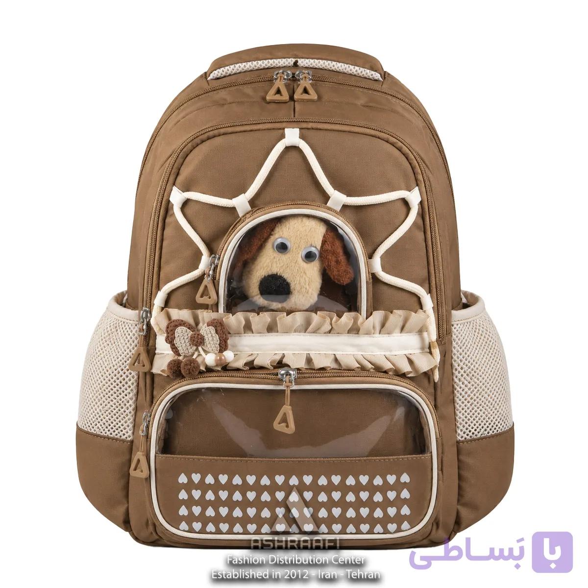 کوله پشتی دخترانه عروسکی Backpack A25 — تصویر 1
