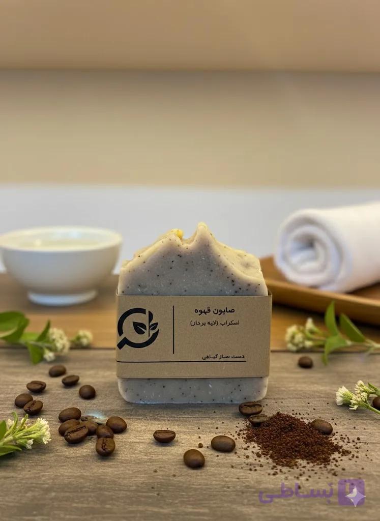 خرید و قیمت صابون قهوه  کاملا طبیعی (دست ساز) — تصویر 1