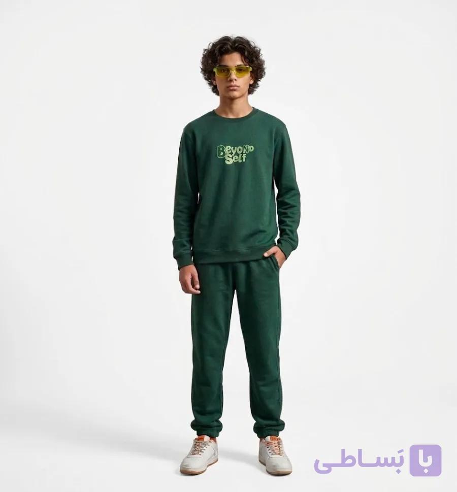 ست دورس بلوز و شلوار دخترانه و‌پسرانه سایز بزرگ60/65/70/75 — تصویر 1