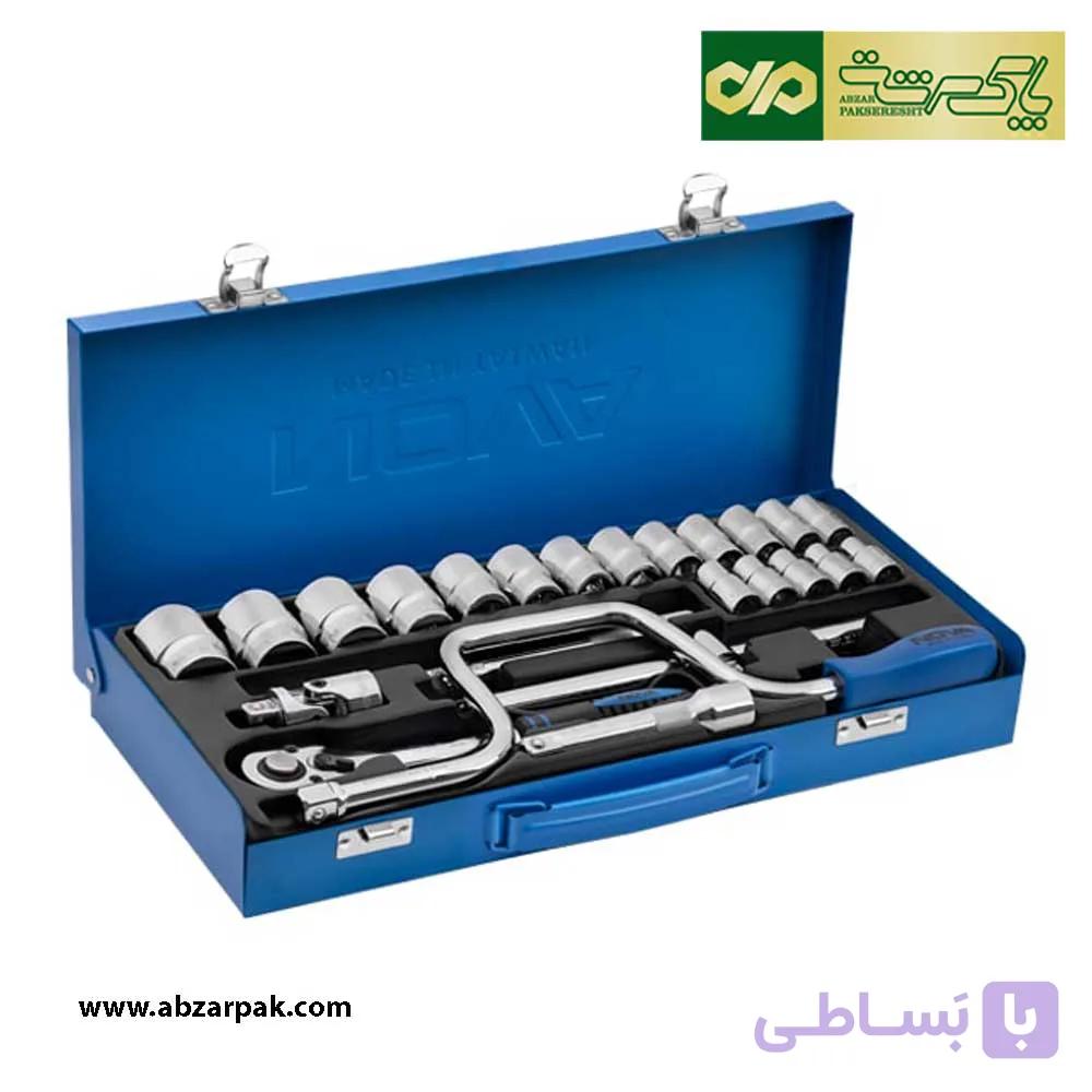 جعبه بکس 24 پارچه 1/2 اینچ نووا NOVA مدل NTS-7001 — تصویر 1