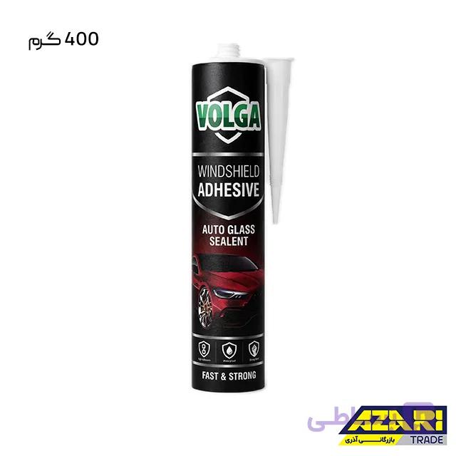 چسب سیلیکون AUTO GLASS شیشه اتومبیل مشکی ولگا 400 گرم