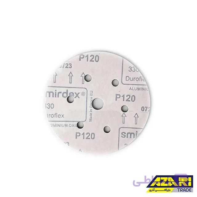 سنباده دیسکی سوراخ دار پشت کرکی 150 اسمیردکس 15 سانت smirdex