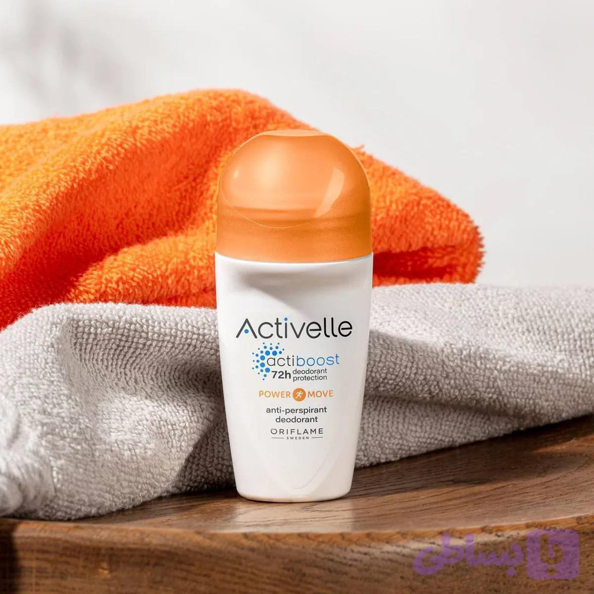مام رولی اکتیول نارنجی پاور موو اوریفلیم 72ساعته 46381