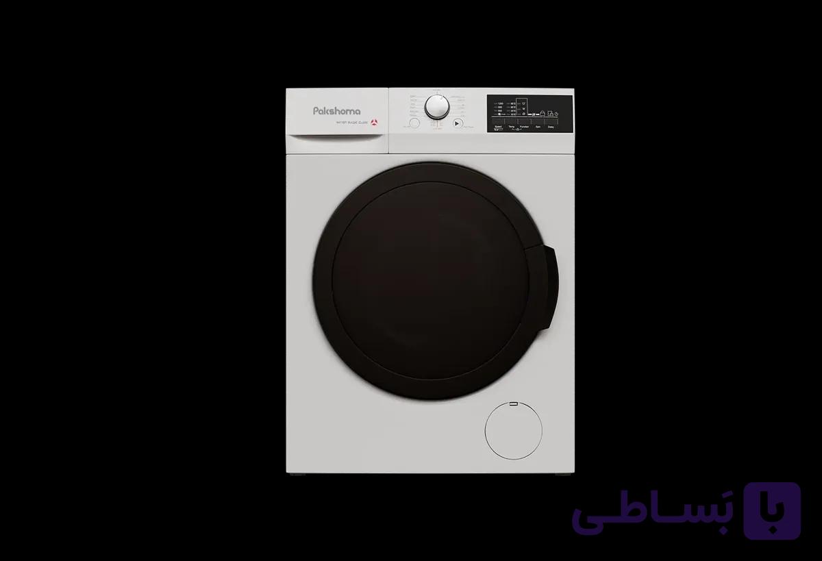 ماشین لباسشویی پاکشوما 7 کیلویی سفید سری i مدل I7W — تصویر 1