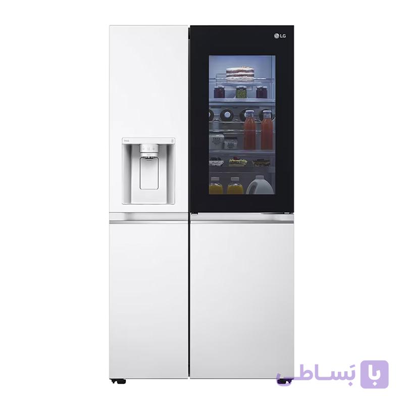 یخچال ساید بای ساید سه درب ال جی سفید مدل GCX-287TNW — تصویر 1