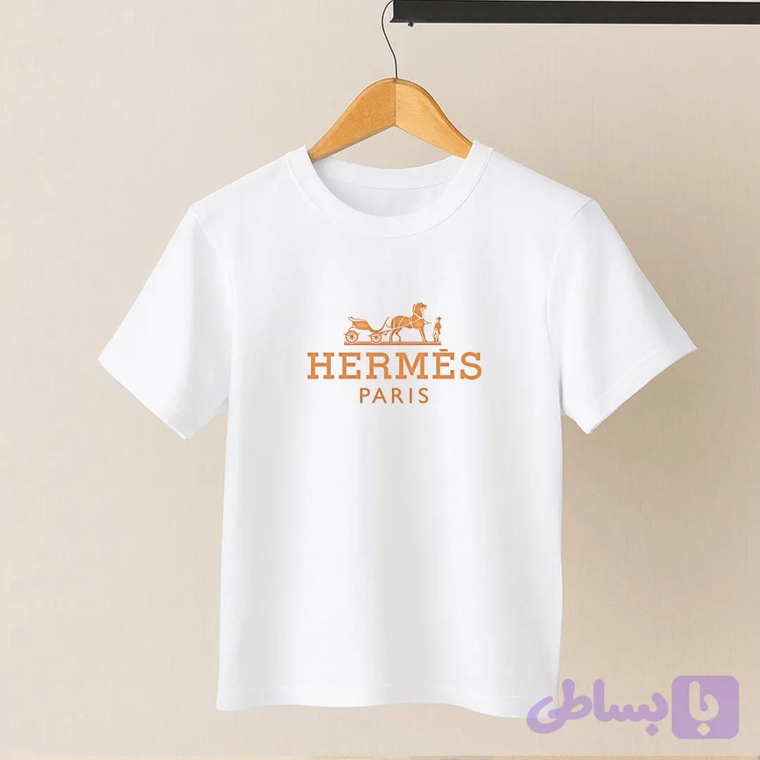 تیشرت طرح هرمس پاریس Hermes — تصویر 1