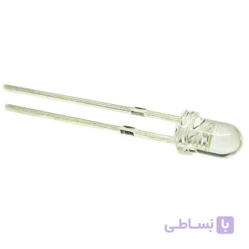 ال ای دی 3 میلی متر زرد شفاف