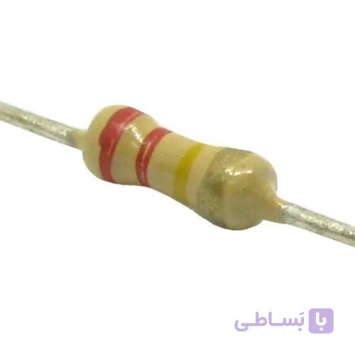 مقاومت 22 کیلو اهم 1/4 وات 5 درصد | 22K