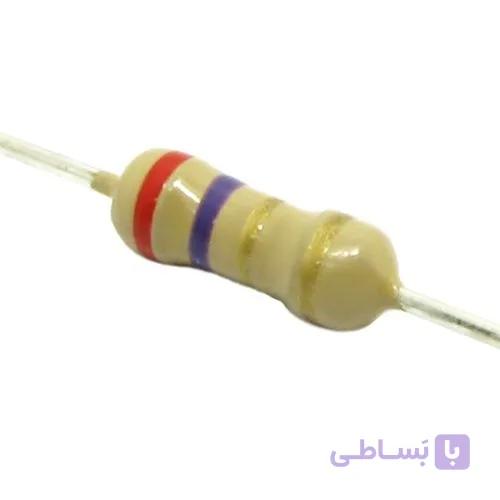 مقاومت 2.7 مگا اهم 1/4 وات 5 درصد | 2.7M