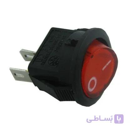 کلید مینی راکر گرد چراغ دار قطر 16 میلی متر