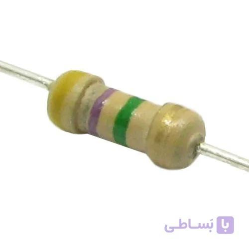 مقاومت 3.3 مگا اهم 1/4 وات 5 درصد | 3.3M