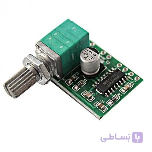 ماژول آمپلی فایر استریو 3 وات PAM8403 همراه با ولوم متغیر — تصویر 1