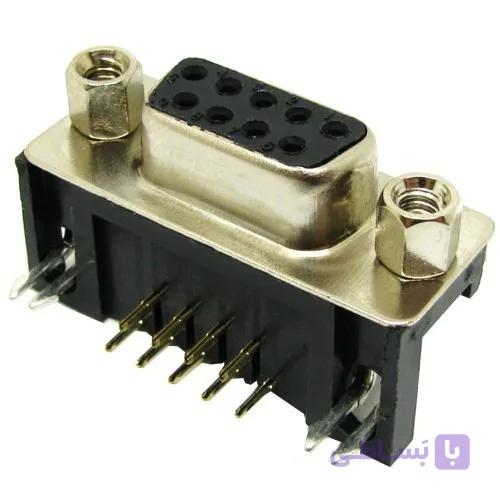 دی کانکتور 9 پین رایت نری روبردی DB9 RS232