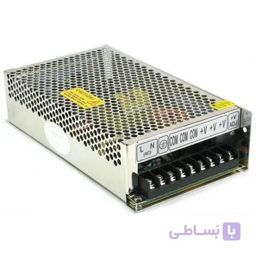 منبع تغذیه سوئیچینگ فلزی 12V-20A فن دار