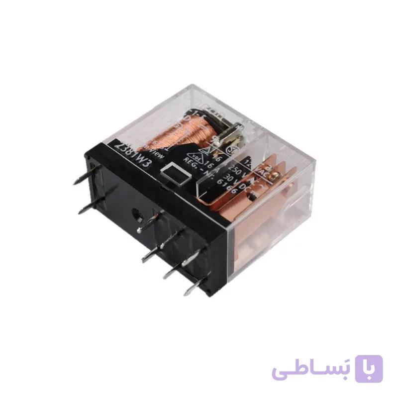 رله 24 ولت تک کنتاکت 8 پایه 16 آمپر OMRON G2R-1-E 24V