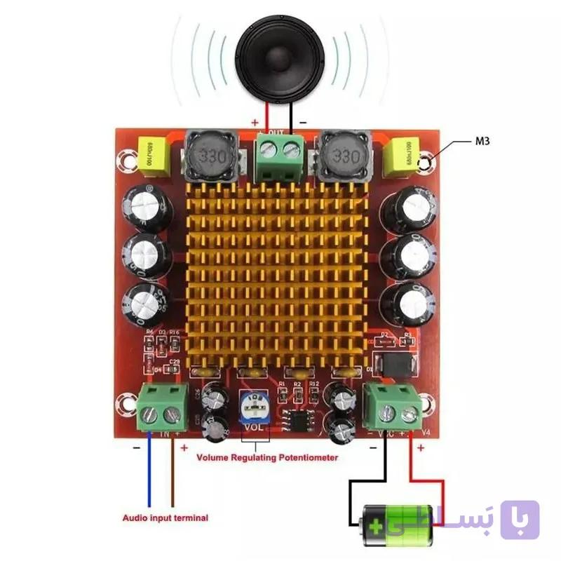 ماژول آمپلی فایر مونو 150 وات XH-M544