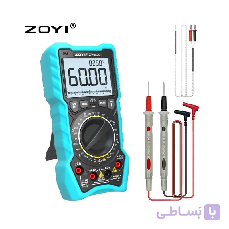 مولتی متر و ال سی آر متر زویی ZOYI ZT-980L