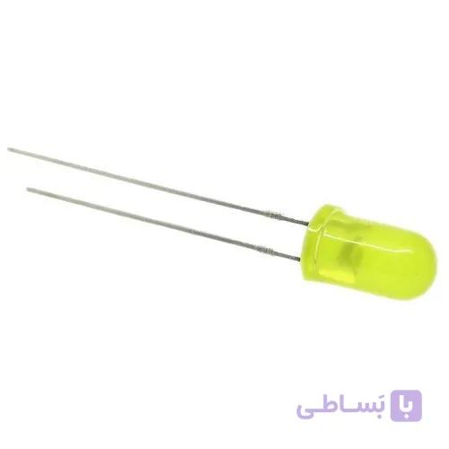 ال ای دی 5 میلی متر زرد مات