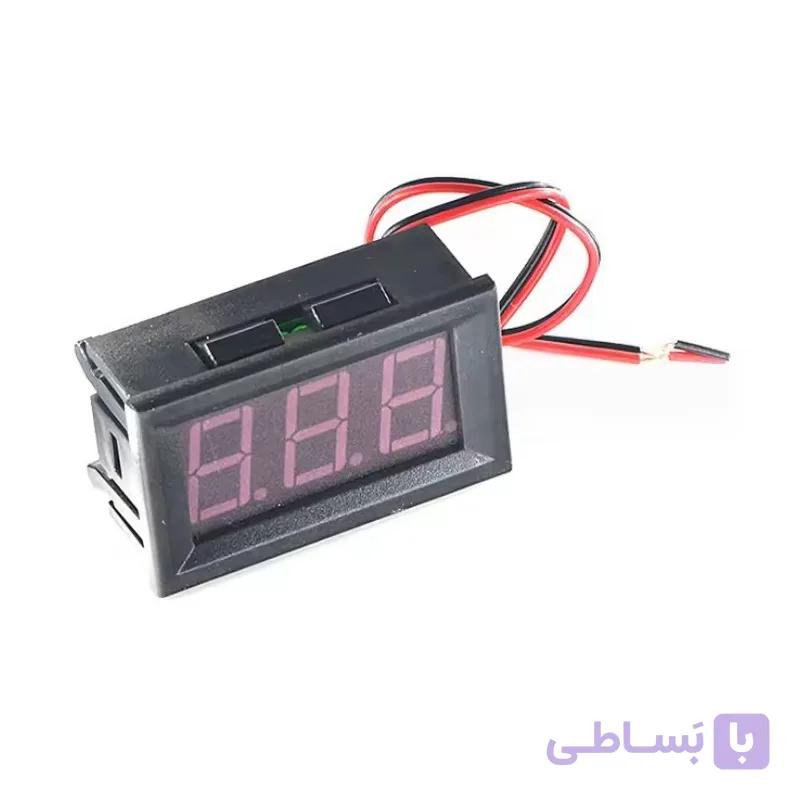 ماژول ولت متر DC پنلی 4.5 تا 120 ولت — تصویر 1