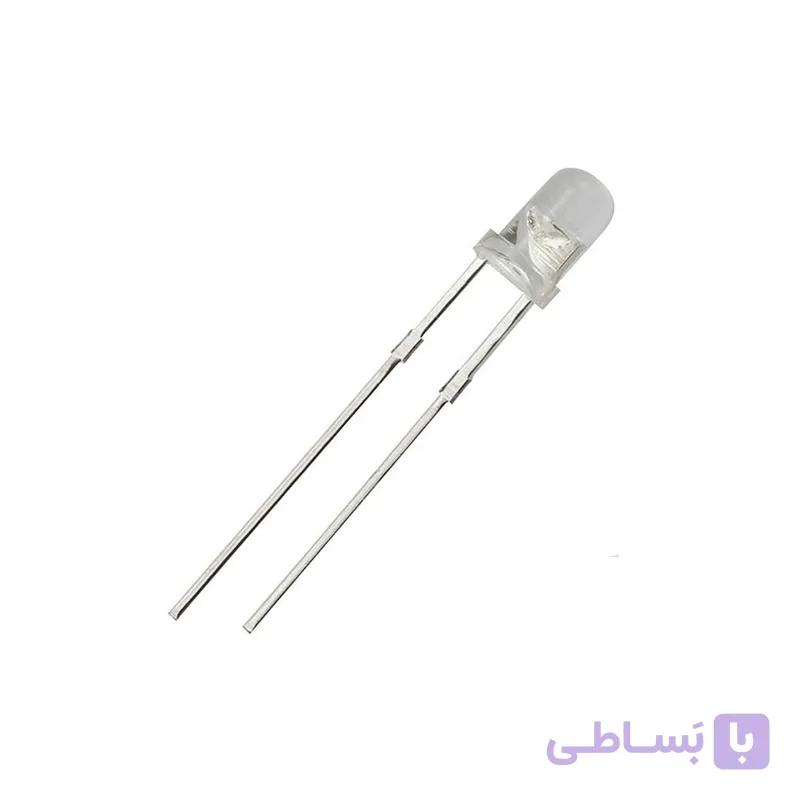 ال ای دی 3 میلی متر قرمز شفاف